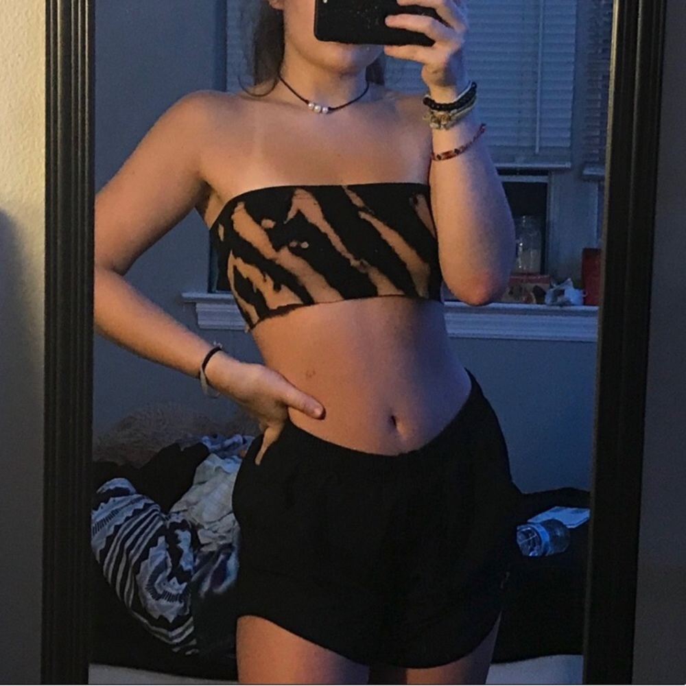 Bleached Tube Top